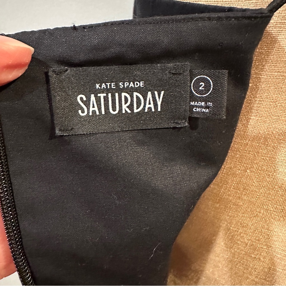 Kate Spade Saturday Black High Neck Sleeveless Dress - Picture 5 of 5